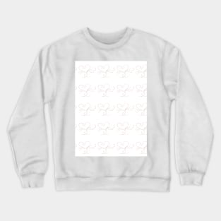 Swan pattern love Crewneck Sweatshirt